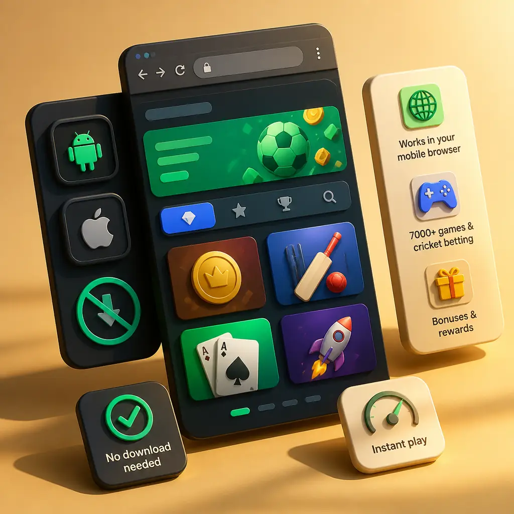 Jackbit App: Play on Mobile Without a Download visual guide for Jackbit Casino